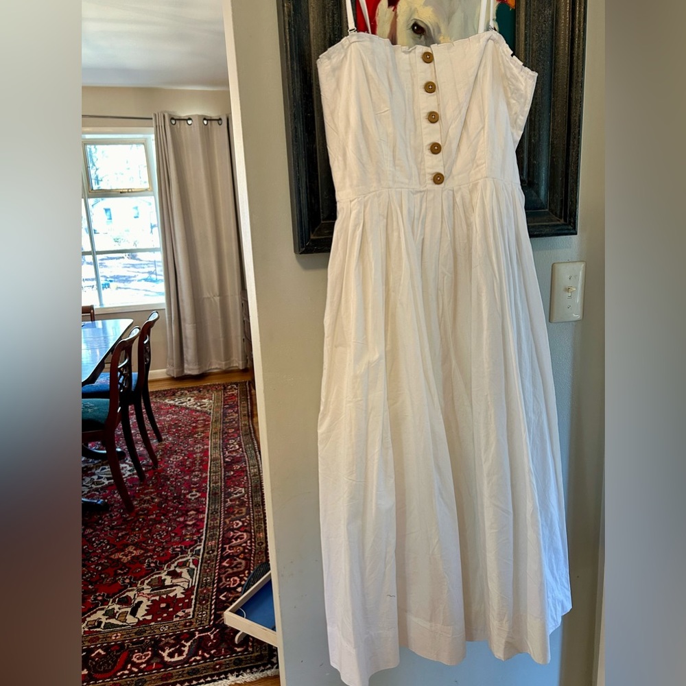 NEW Free People White 100% Cotton Dress